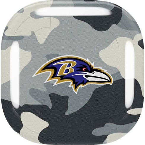 NFL Baltimore Ravens Camo Galaxy Buds Live Skin